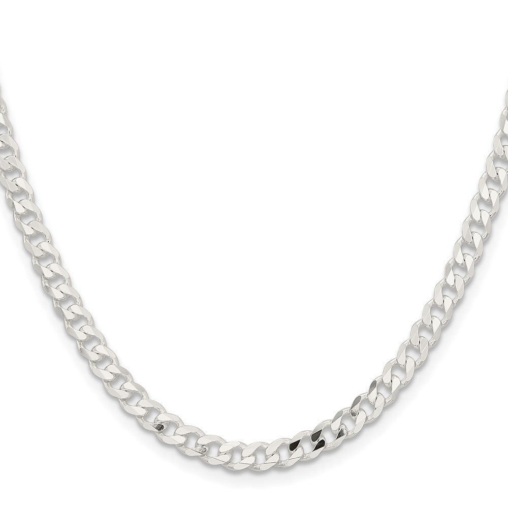 Sterling Silver 4.5mm Curb Chain 20 Inches