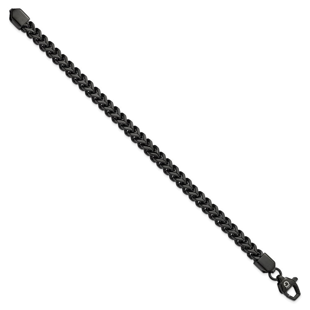 Stainless Steel & Black IP 9.25 Bracelet