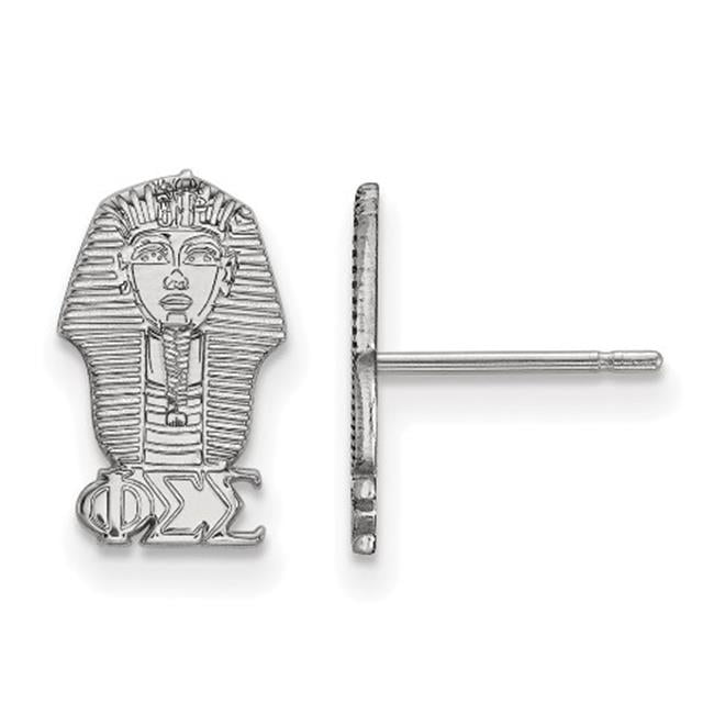 Sterling Silver Official Licensed Greek Sororities Phi Sigma Sigma (???) XS Post Earrings