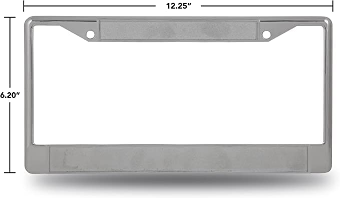 Arkansas NCAA Razorbacks Chrome Metal Laser Cut License Plate Frame