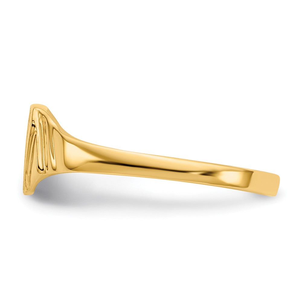14k Children's Signet Ring Size 3