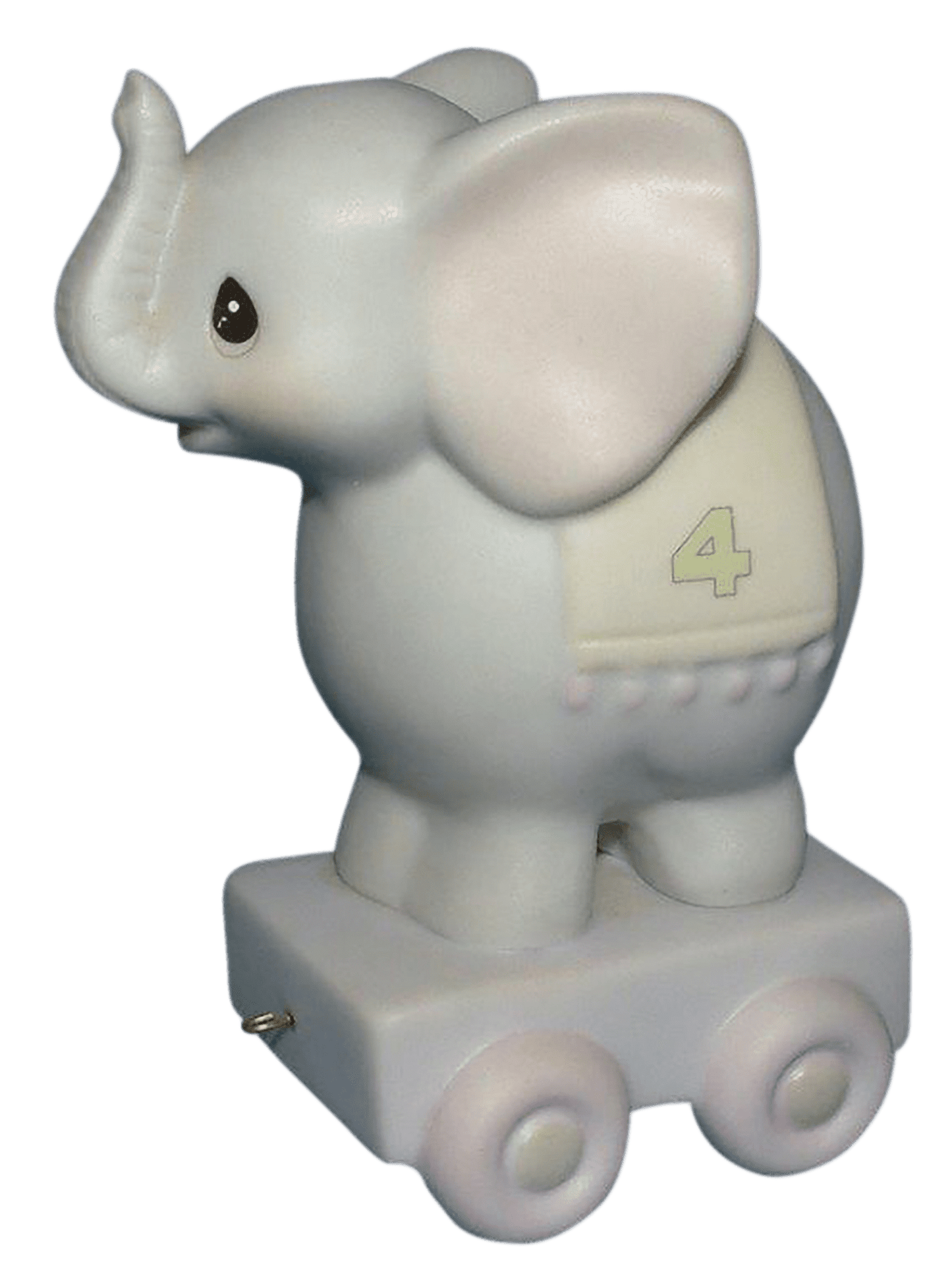 Precious Moments May Your Birthday Be Gigantic Age Four Elephant Porcelain Figurine QGP705