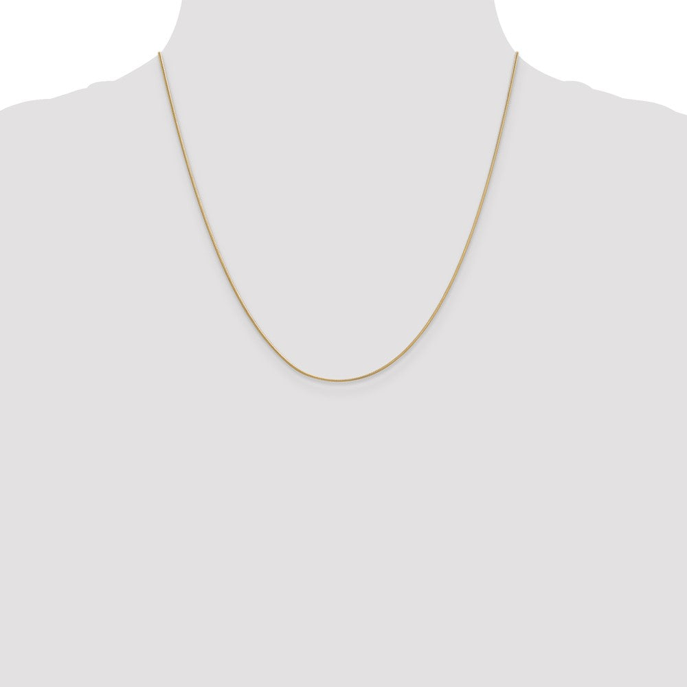 10k .9mm Round Snake Chain