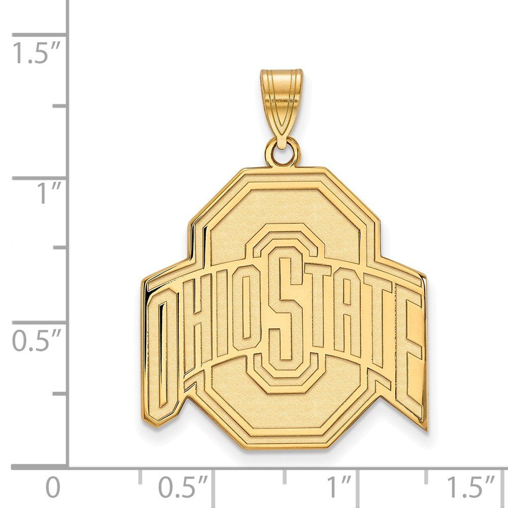 14k Gold LogoArt The Ohio State University Extra Large Pendant Q4Y005OSU