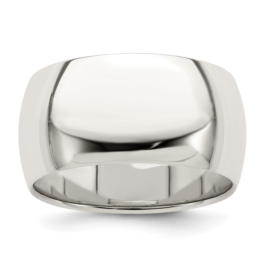 Sterling Silver 10mm Half Round Size 4.5 Band