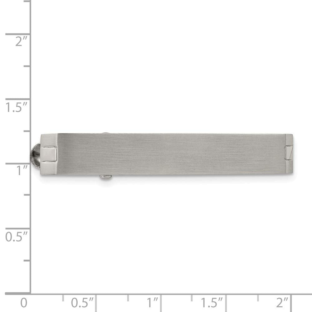 Chisel Stainless Steel Tie Clip