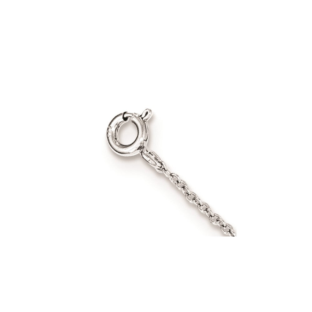Sterling Silver Rhodium-plated Polished Infinity Symbol Bracelet 7.25 inches
