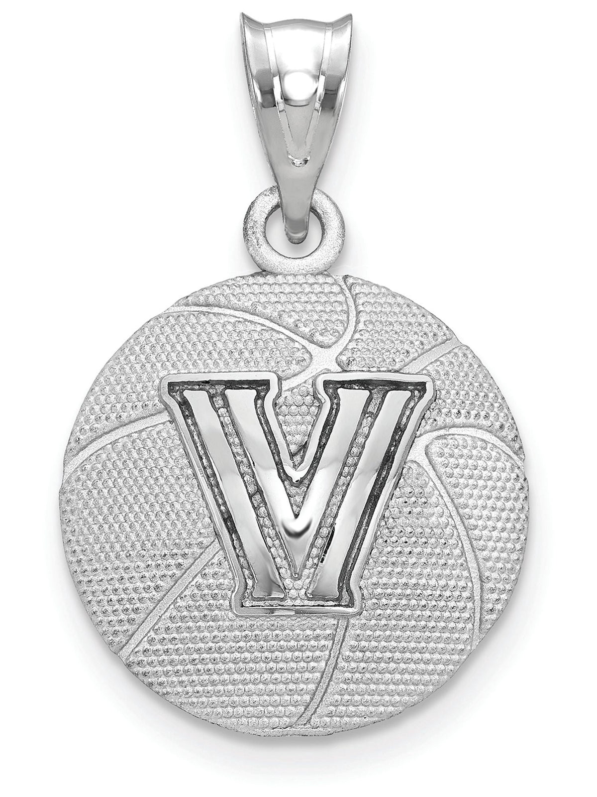 Logoart 925 Sterling Silver Villanova University Basketball Pendant