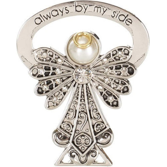 Roman, 2.5" RHD BEDSIDE ANGEL-CRYSTAL CRYSTAL WINGS BEDSIDE CARDING