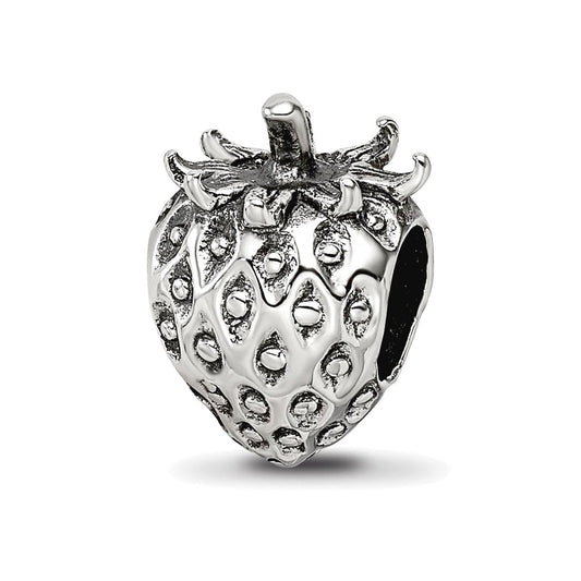 Sterling Silver Reflections Strawberry Bead