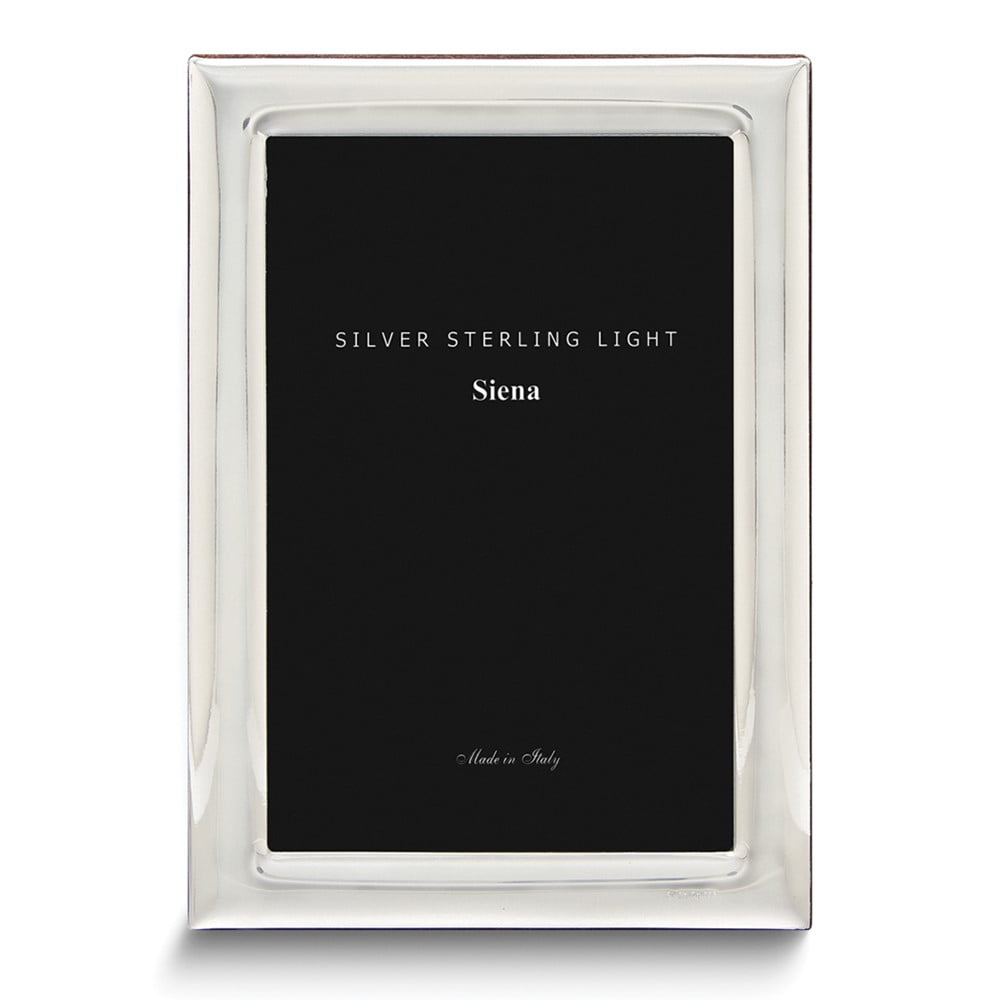 Bilaminate Sterling Silver Plain 7.5x9.5 Frame QGM7142