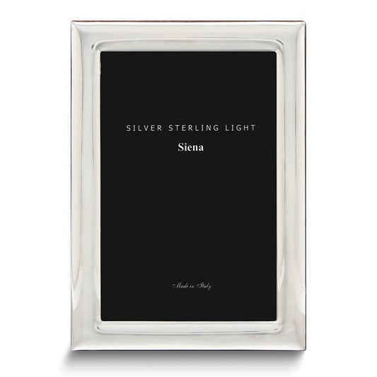 Bilaminate Sterling Silver Plain 7.5x9.5 Frame QGM7142