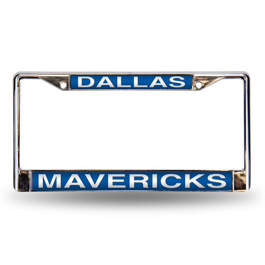 Dallas Basketball Maverick's Chrome Metal Laser Cut License Plate Frame