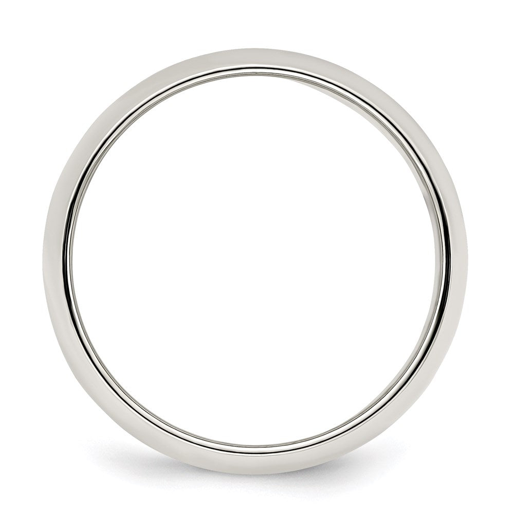 Sterling Silver 7mm Half Round Size 6.5 Band