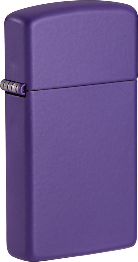 Zippo Slim Purple Matte Pocket Lighter