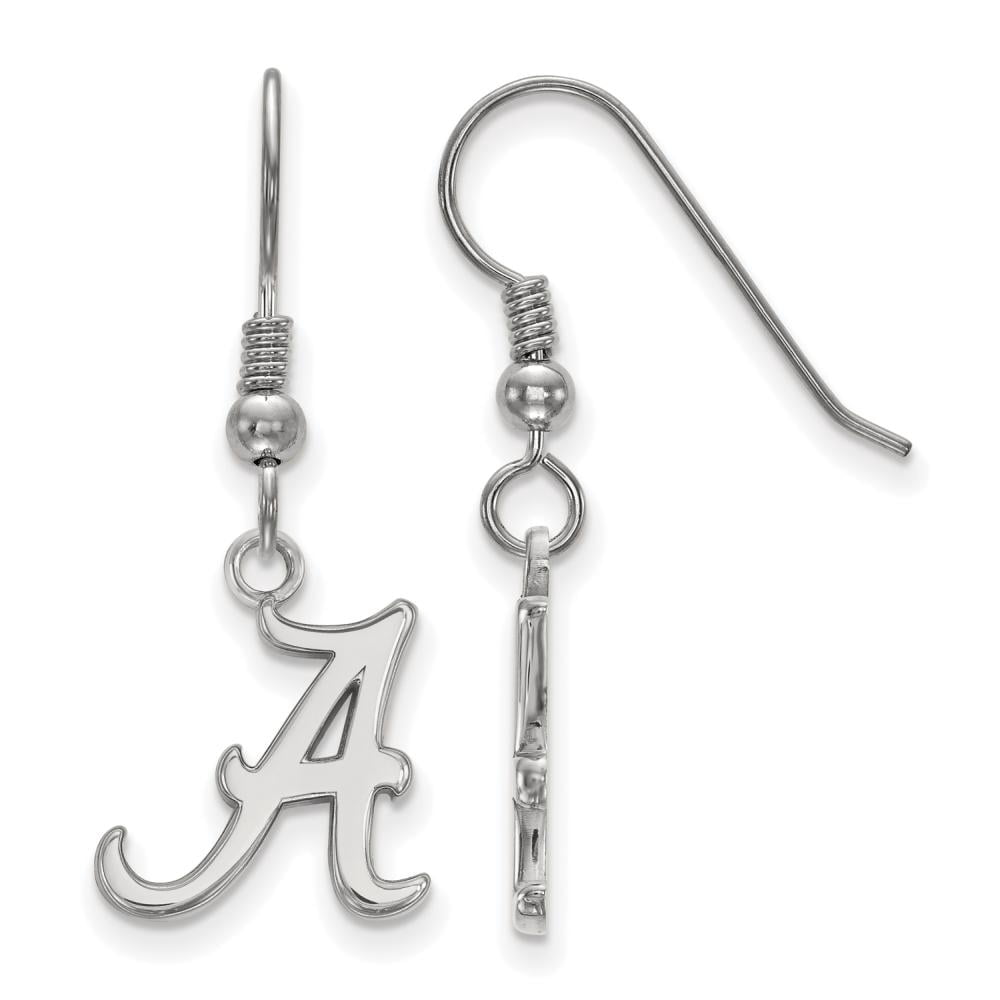 LogoArt SS007UAL Sterling Silver University of Alabama Dangle Earrings, Small