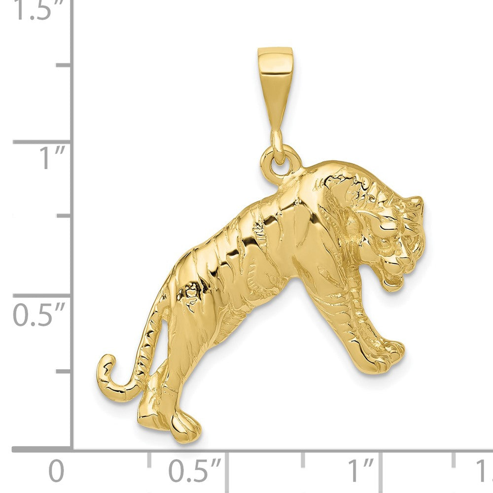 10k Tiger Charm Yellow Gold