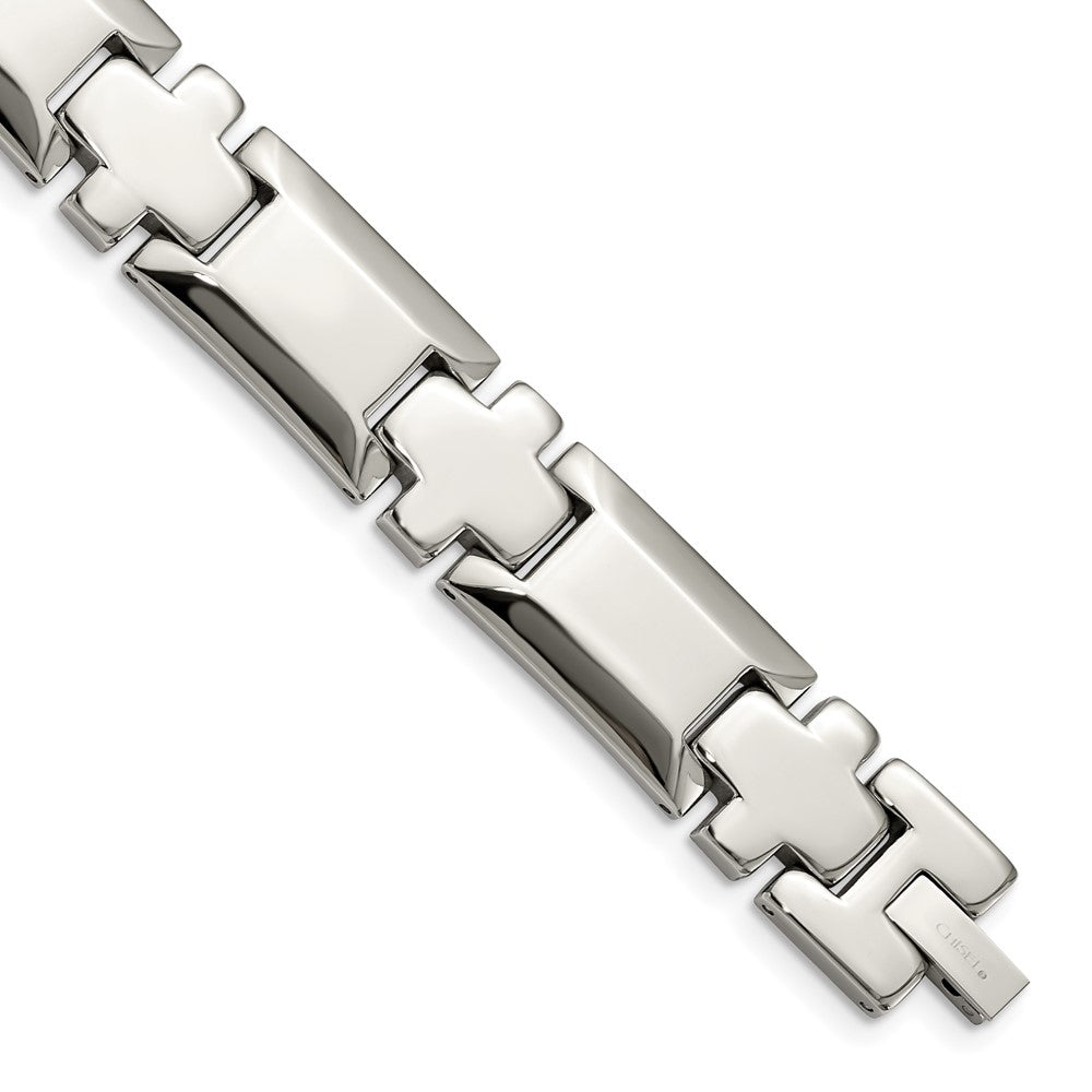 Stainless Steel Polished 8.5in Bracelet 8.5 inches