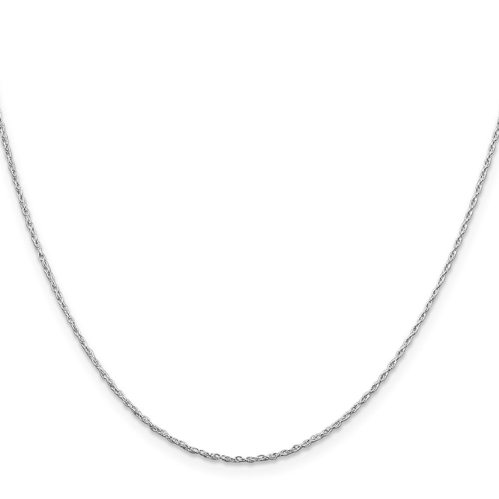Sterling Silver Rhodium-plated 1.25mm Loose Rope Chain 16 Inches