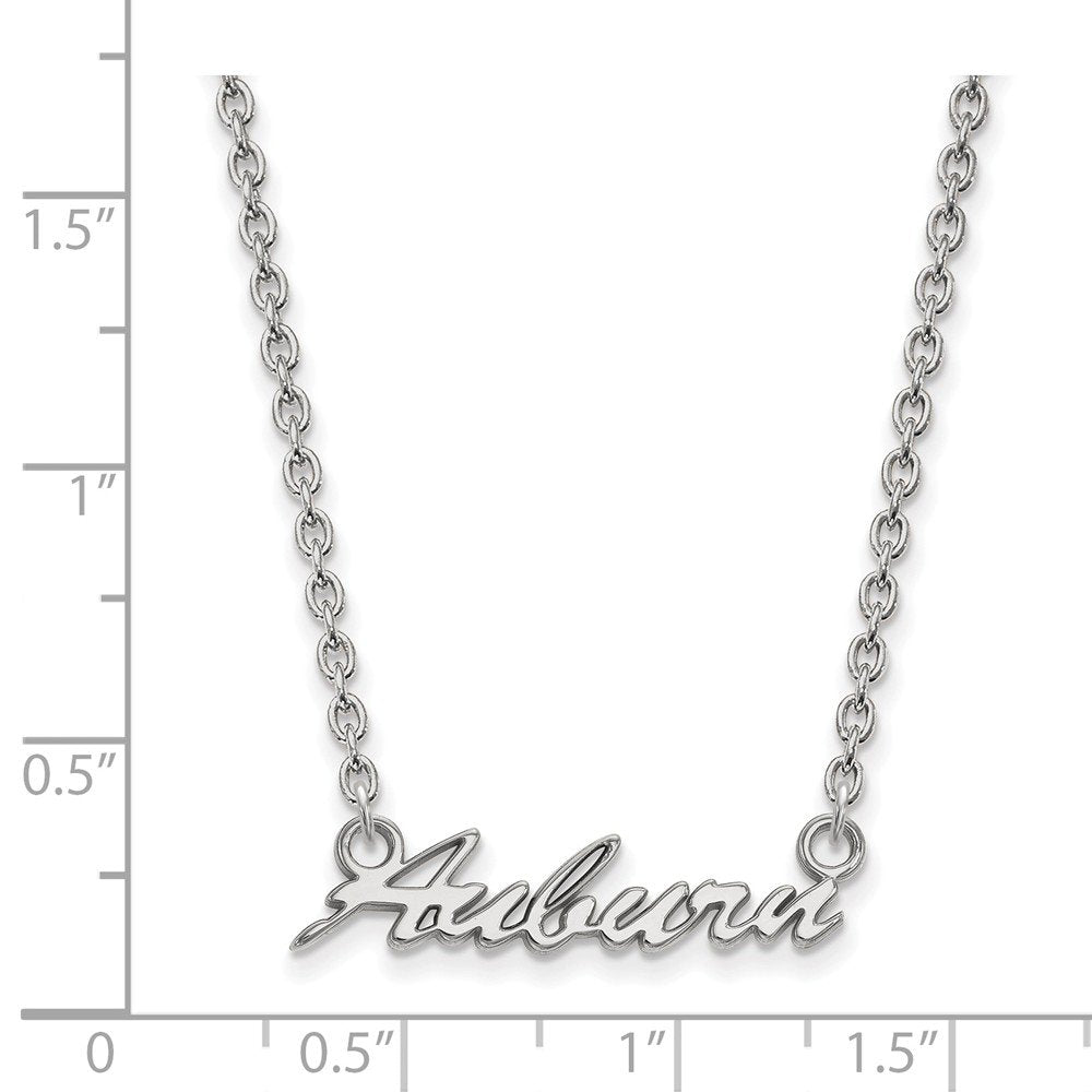 Women's Auburn Tigers Sterling Silver Script Necklace