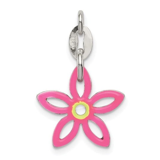 Sterling Silver Enameled Charm