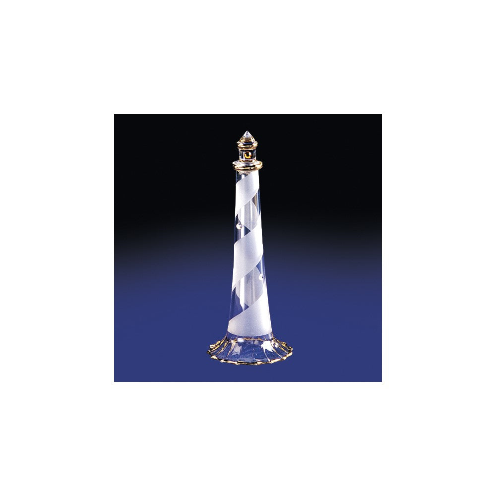 Glass Baron Lighthouse Clear Glass