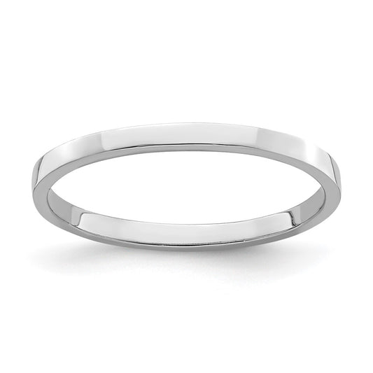 10K White Gold Polished Childs Ring