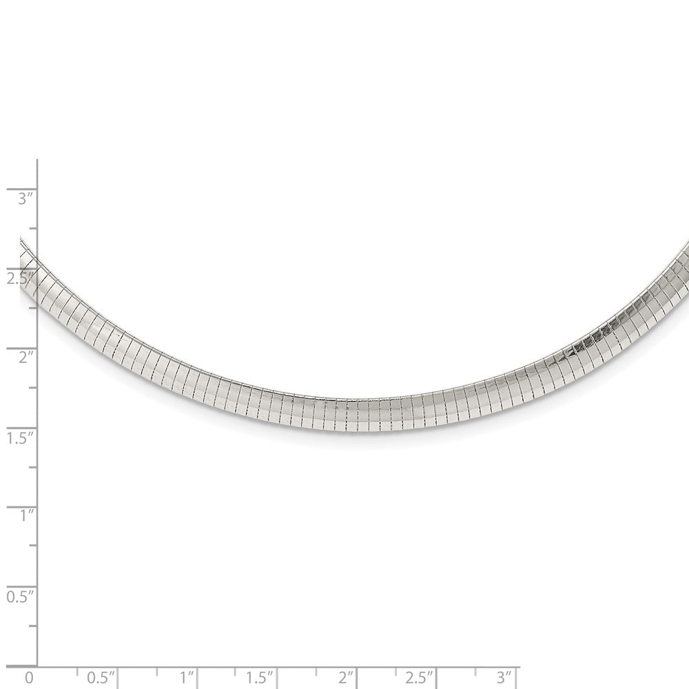 Sterling Silver 6mm Cubetto Necklace 16 Inches