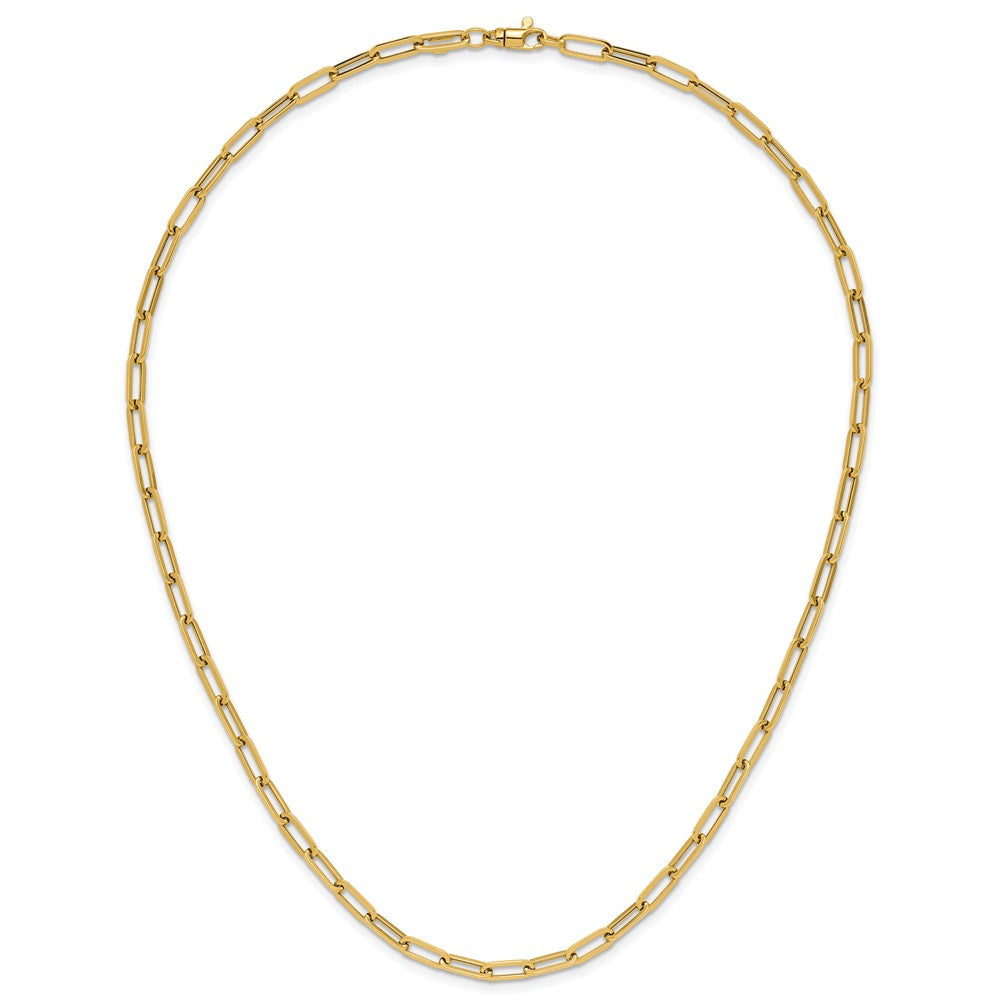 14K Polished Fancy Link Necklace