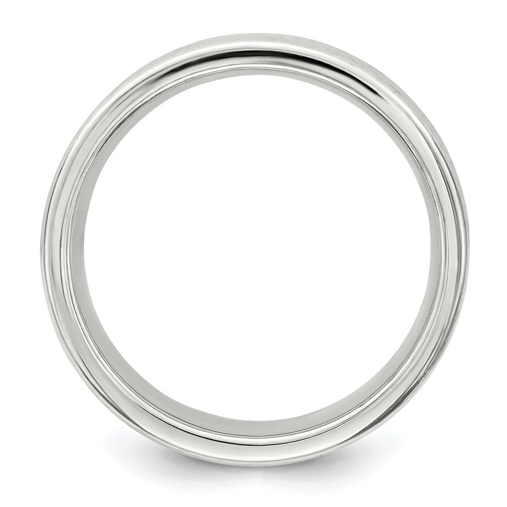 Sterling Silver 7mm Polished 5-Row Fancy Band Size 12