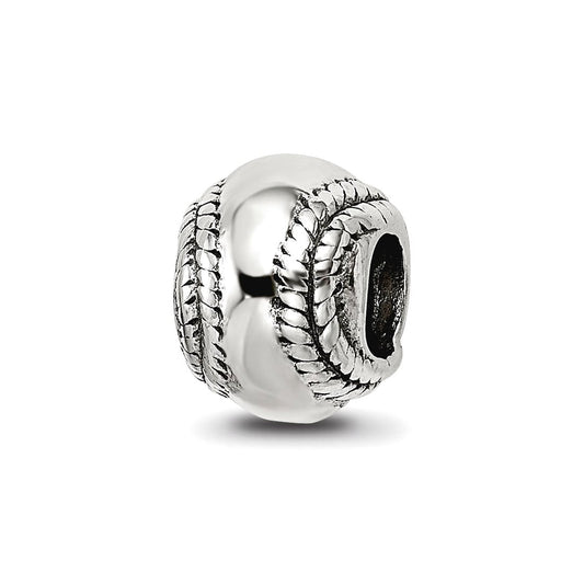 Sterling Silver Reflections Baseball Bead