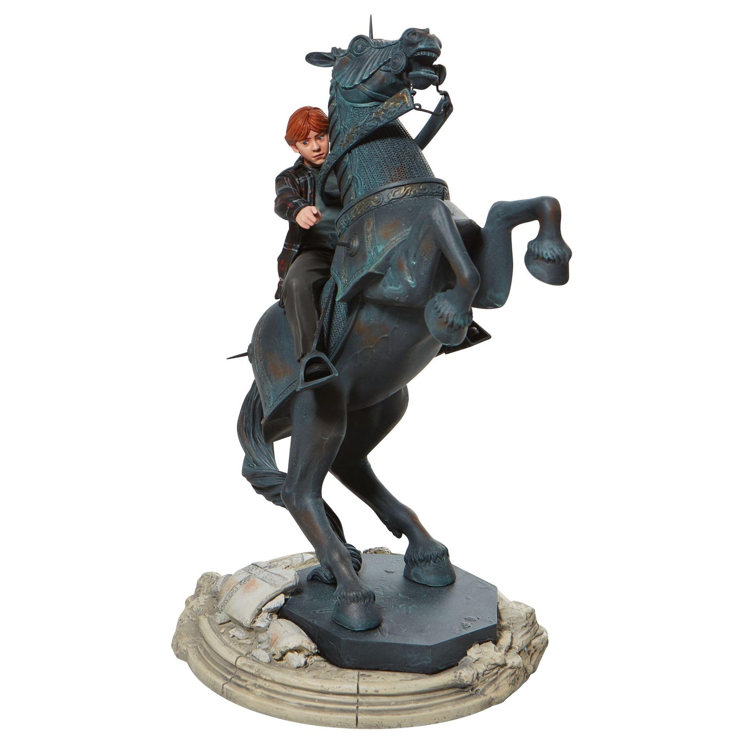 Wizarding World of Harry Potter Ron on Chess Horse Figurine 12.5in H