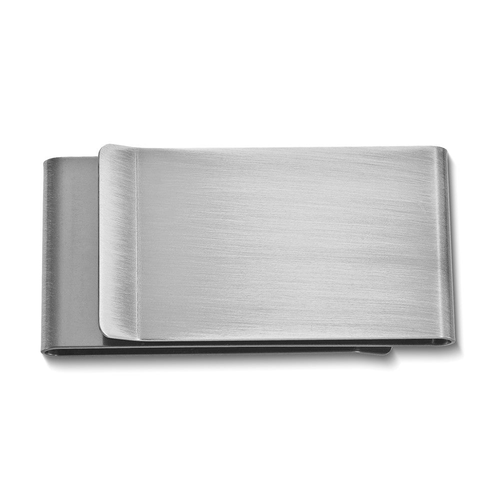 Chrome-Plated Double-Sided Boxed Money Clip