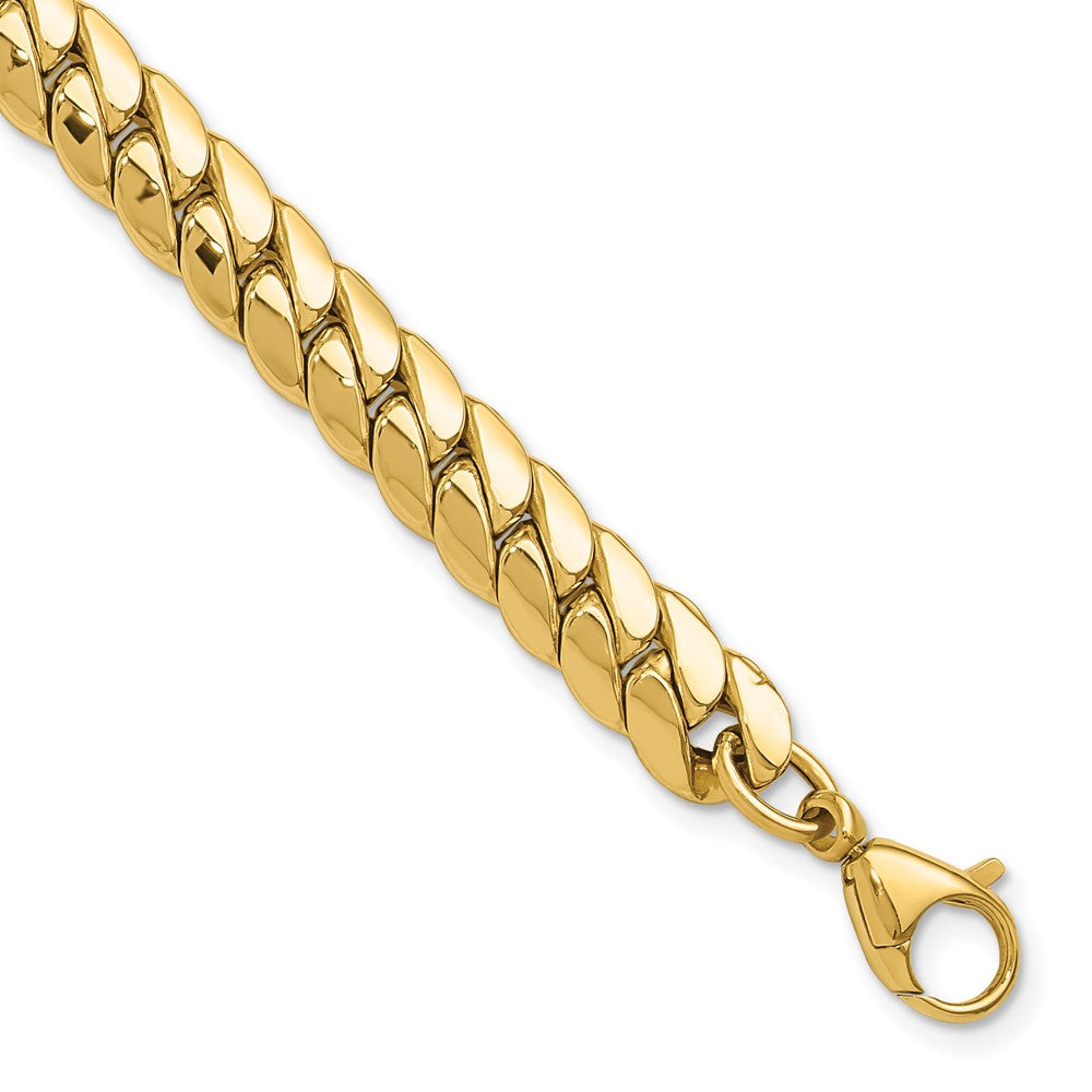 14K Polished Fancy Link Bracelet 7.5  inches