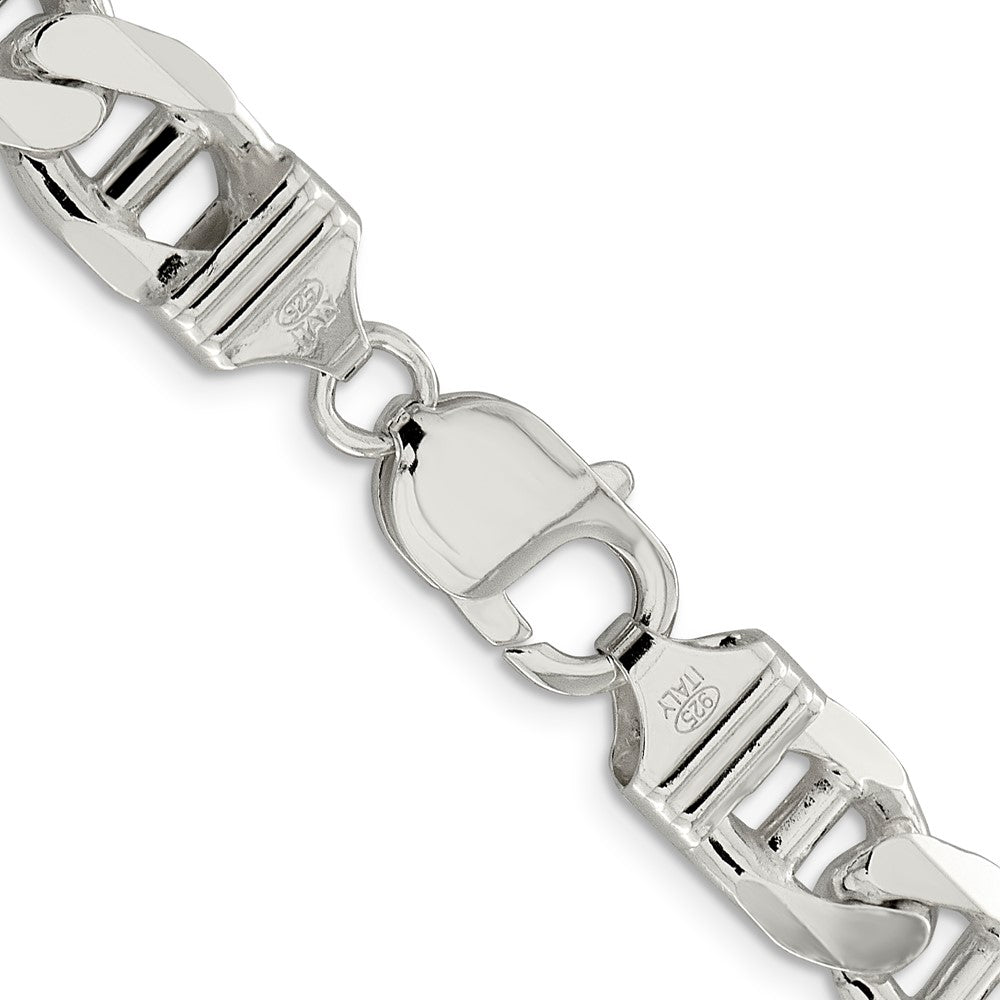 Sterling Silver 10.65mm Figaro Anchor Chain 22 Inches