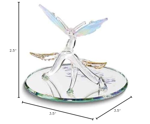 Butterfly Believe in Miracles Glass Figurine