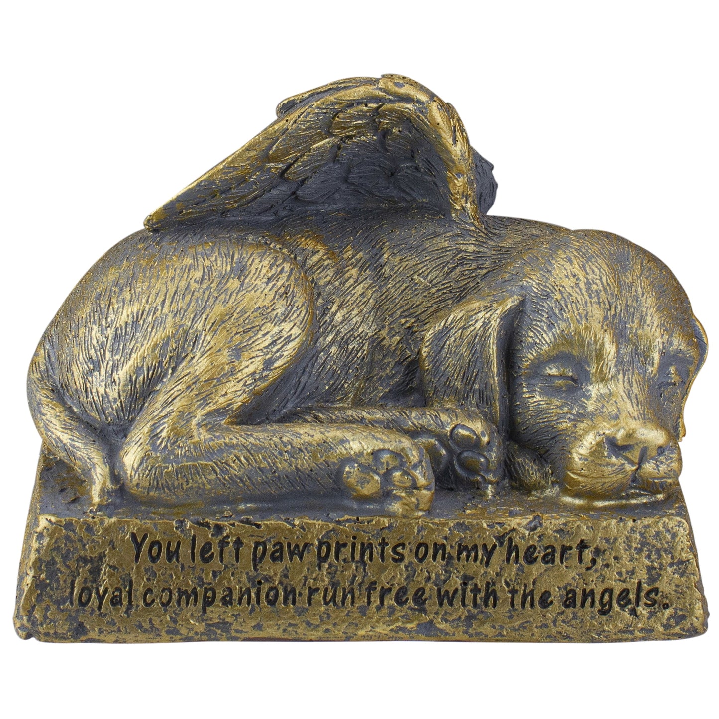 Home & Garden Dog With Wings Polyresin Bereavement Statue Pet 12878