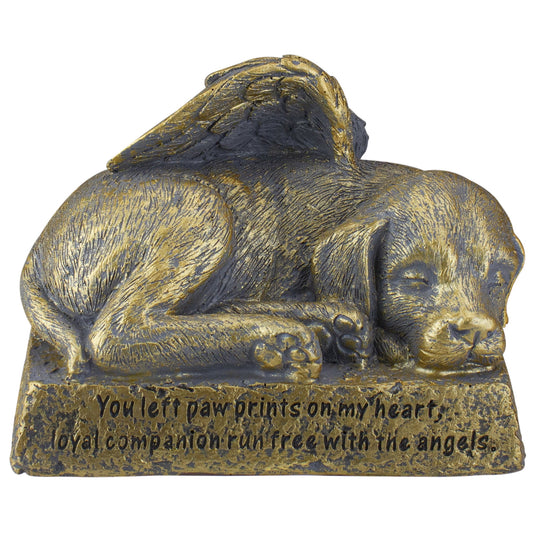 Home & Garden Dog With Wings Polyresin Bereavement Statue Pet 12878