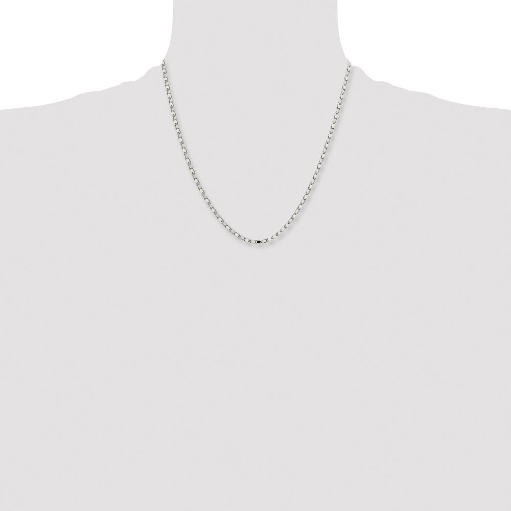 Stainless Steel Polished Fancy Link 20in Chain