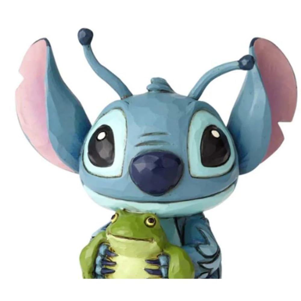Enesco 4059741 Disney Traditions by Jim Shore ‚ÄúLilo and Stitch‚Äù Stich and Frog Stone Resin, 4‚Äù Figurine, 4 Inches, Multicolor