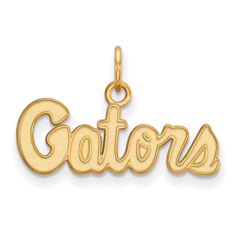 10k Gold LogoArt University of Florida Gators Script Extra Small Pendant Q1Y043UFL