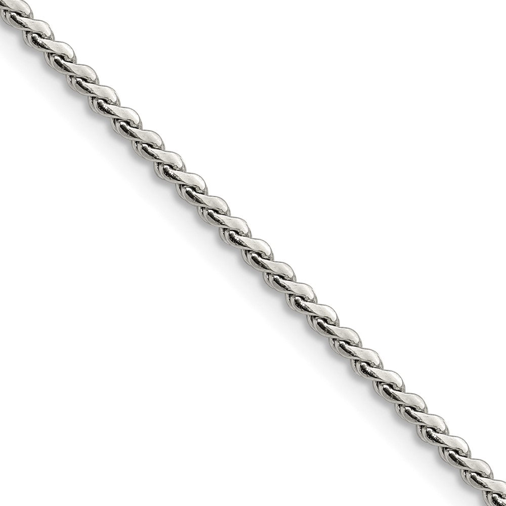 Chisel Stainless Steel Polished 2mm 16 inch Fancy Curb Link Necklace