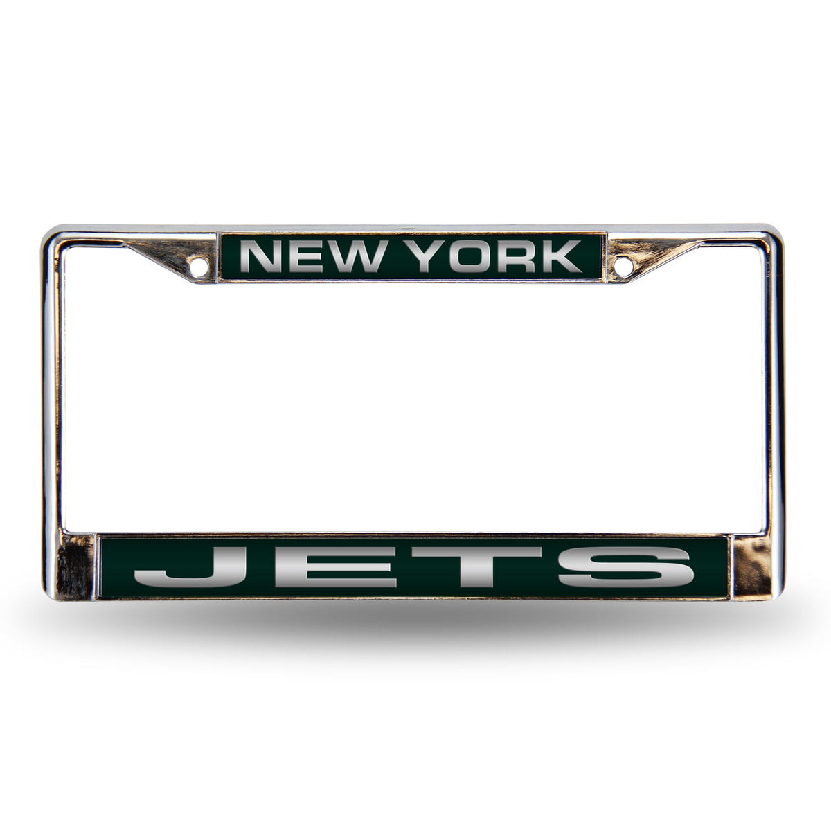 New York NY Jets NFL Chrome Metal Laser Cut License Plate Frame