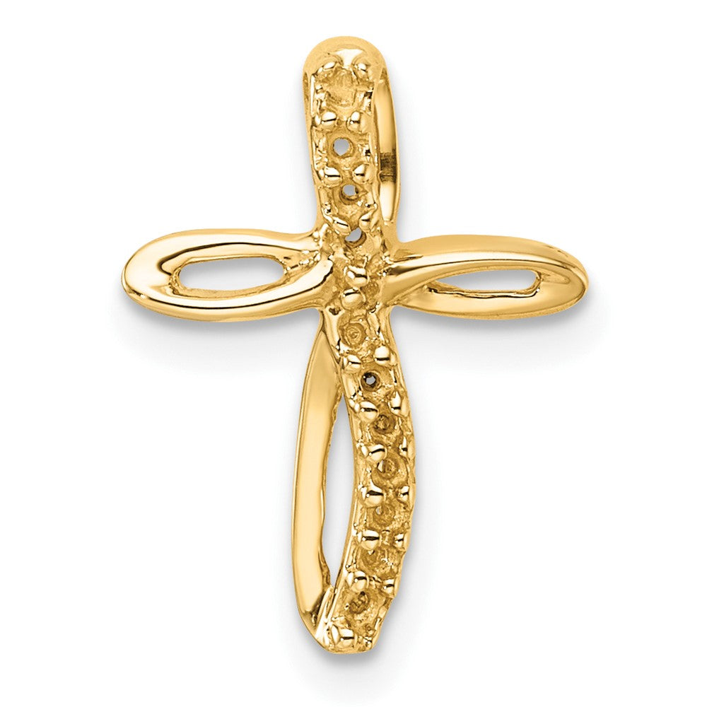 14k Yellow Gold Cross Mounting