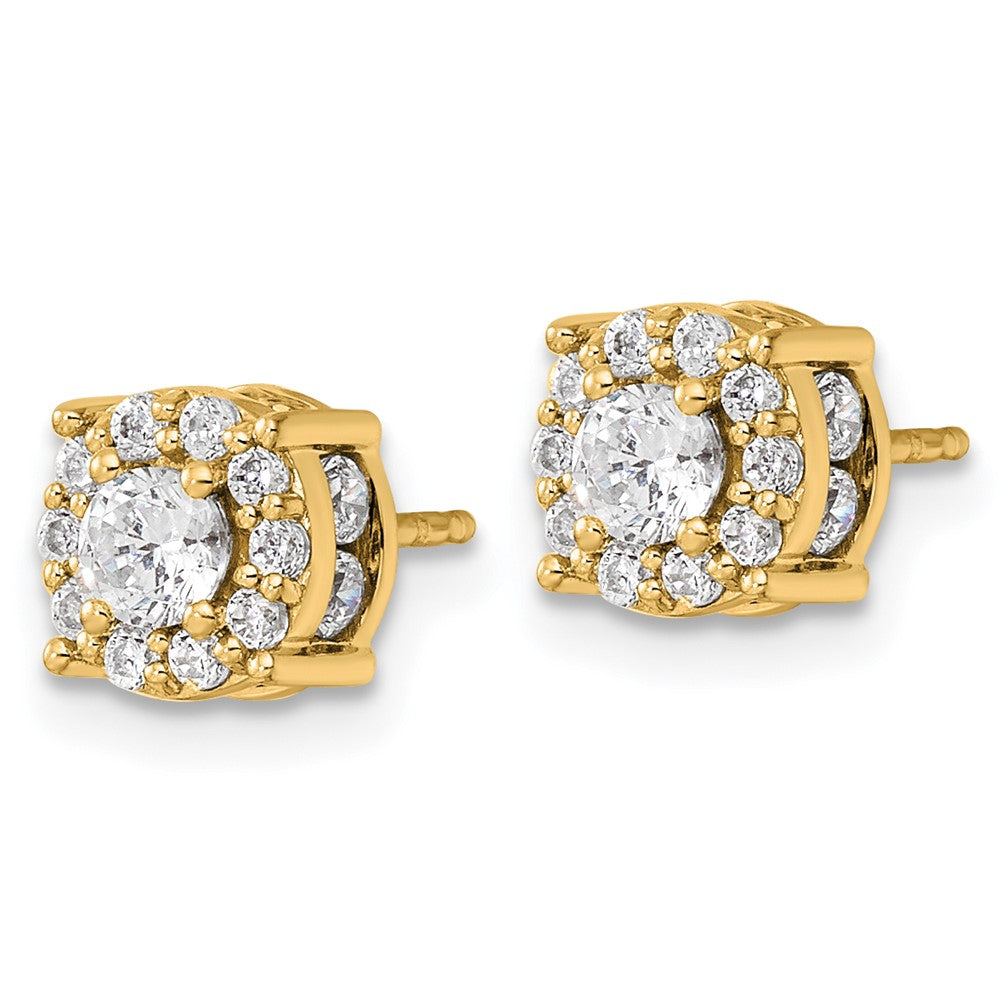 14k 1 carat Lab Grown Diamond VS/SI+ G+ Post Earrings