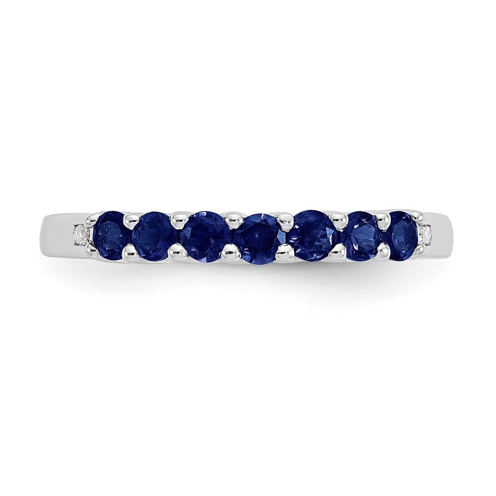 7 - 2.5MM RD Created Sapphire, 2 - 200' RD - Stone:A Mel:S45