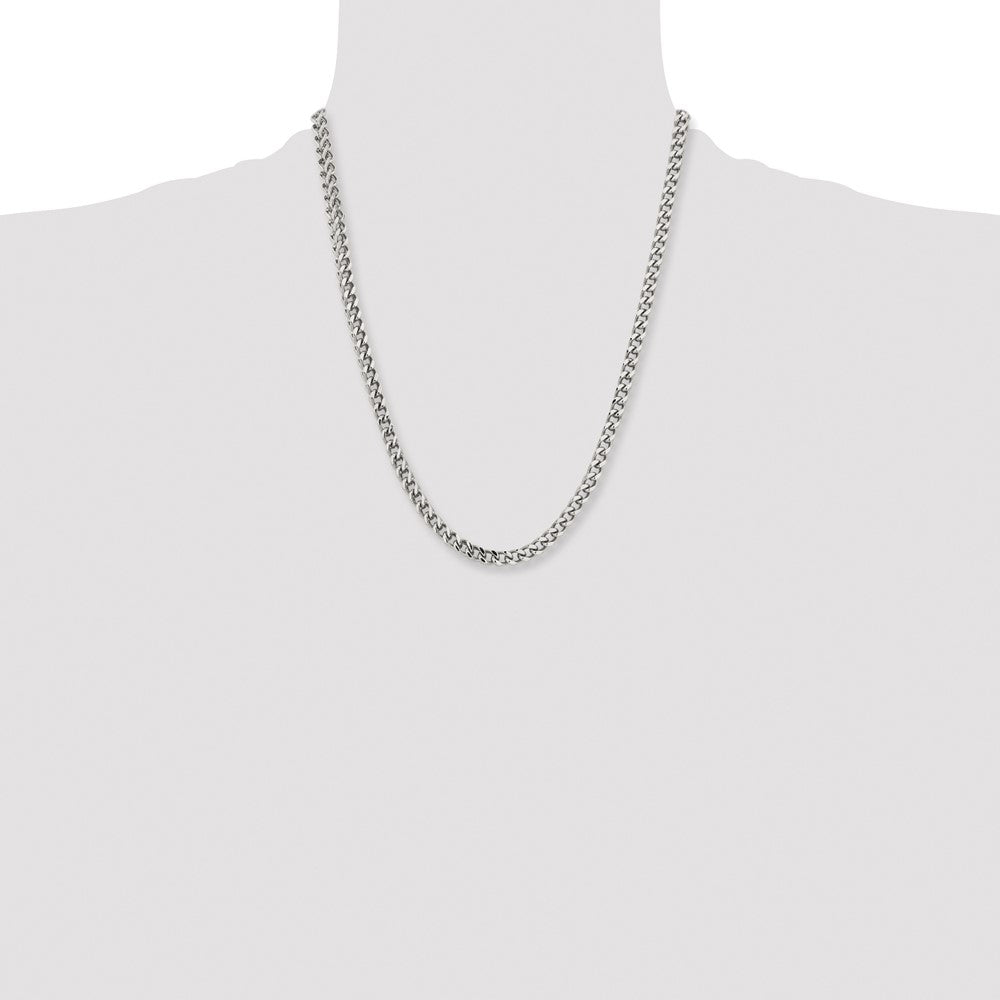 Stainless Steel Polished 5.5mm 22in Franco Chain
