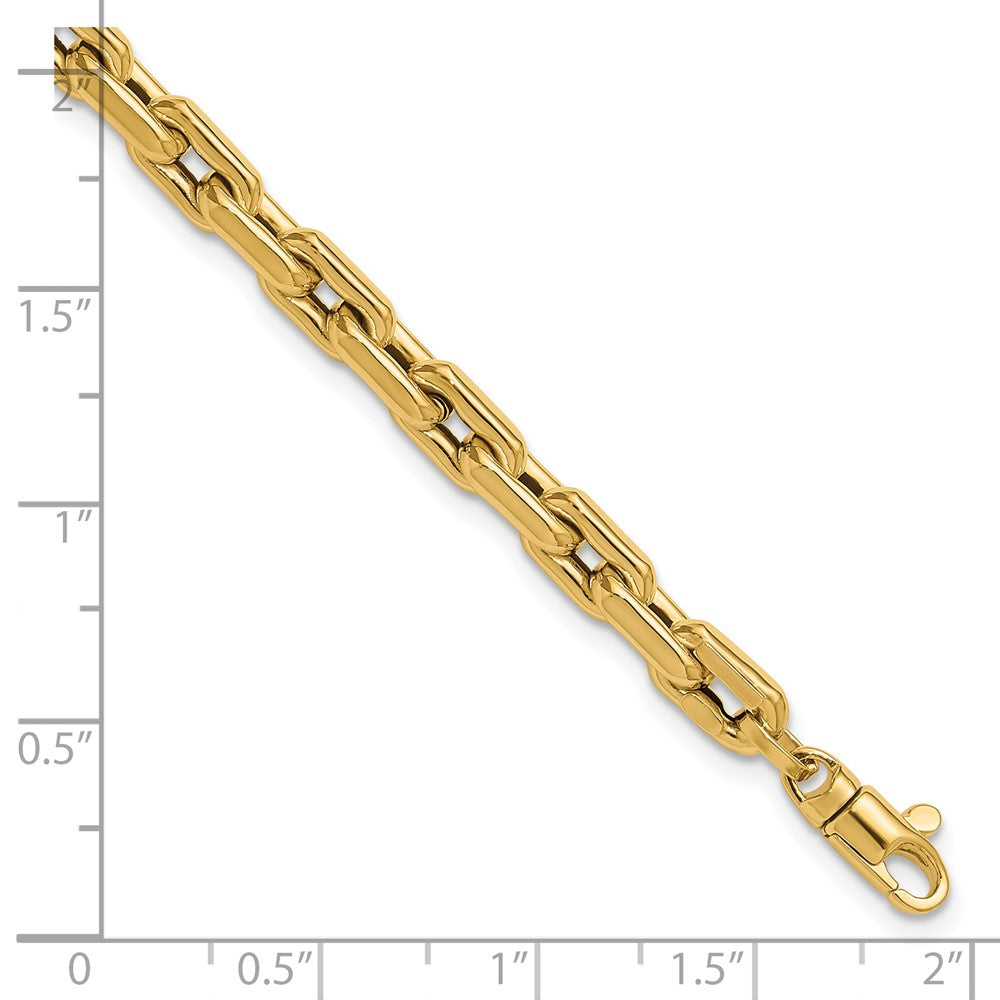14K Polished Fancy Link Bracelet 7.5  inches