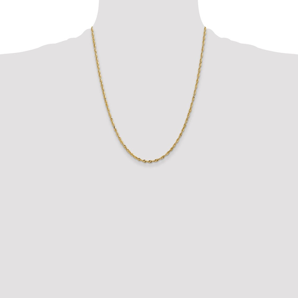 10k 2.50mm Extra-Light D/C Rope Chain