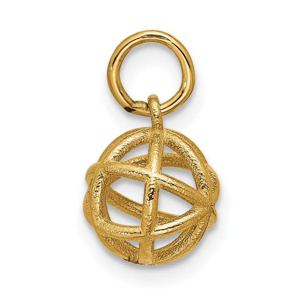 14K Polished Sphere Shape Pendant